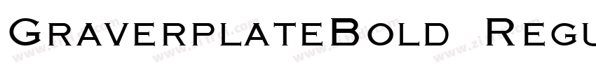 GraverplateBold Regu字体转换